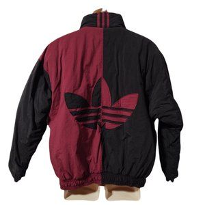 Vintage Adidas Mens Sz M Winter Jacket Trefoil Lo… - image 1